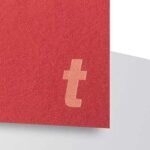 Czerwony papier laserowy 300gsm 10 arkuszy